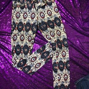 Multi color denim jeans